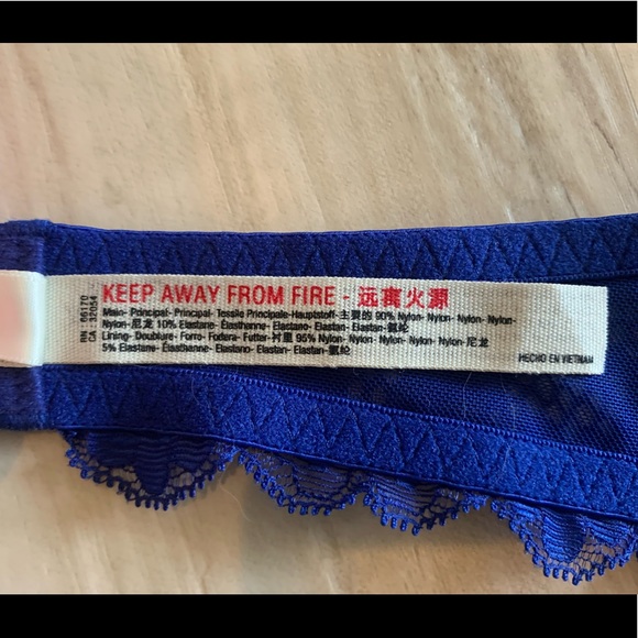 Free People Blue Lace Bralette - Size XS - Picture 5 of 5